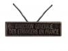 Direction Générale des Étrangers en France Argent (Agrafe Réduction)