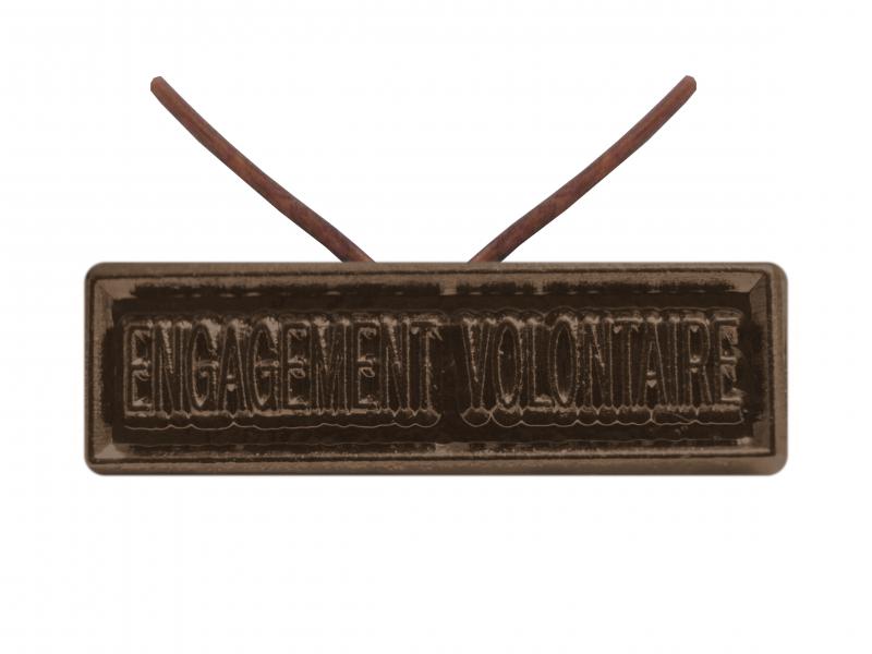 Engagement Volontariat 2013 Bronze (Agrafe Réduction)