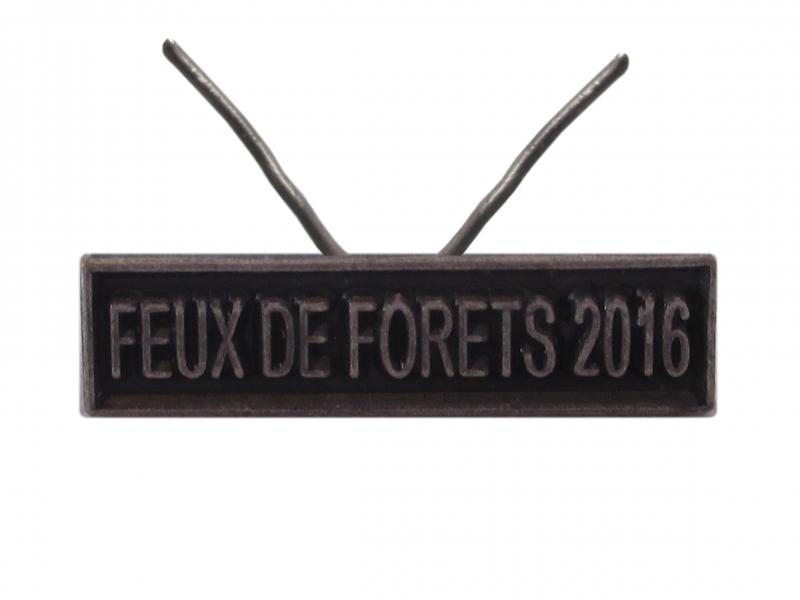 Feux de Forêts 2016 Argent (Agrafe Réduction)