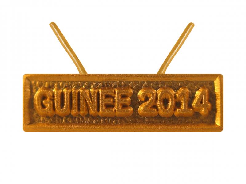 Guinée 2014 Or (Agrafe Réduction)