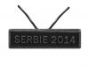 Serbie 2014 Argent (Agrafe Réduction)