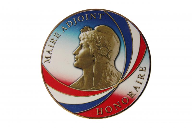Maire Adjoint Honoraire - Médaille événementielle gravable