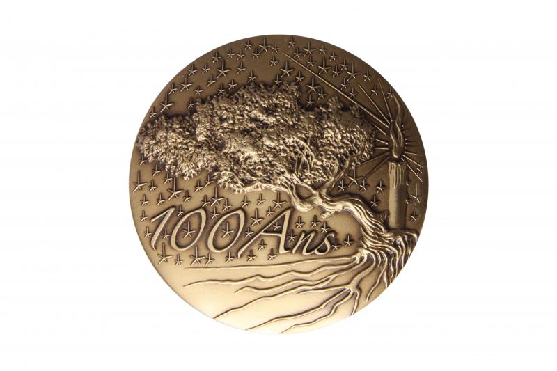 Centenaire - Médaille événementielle gravable