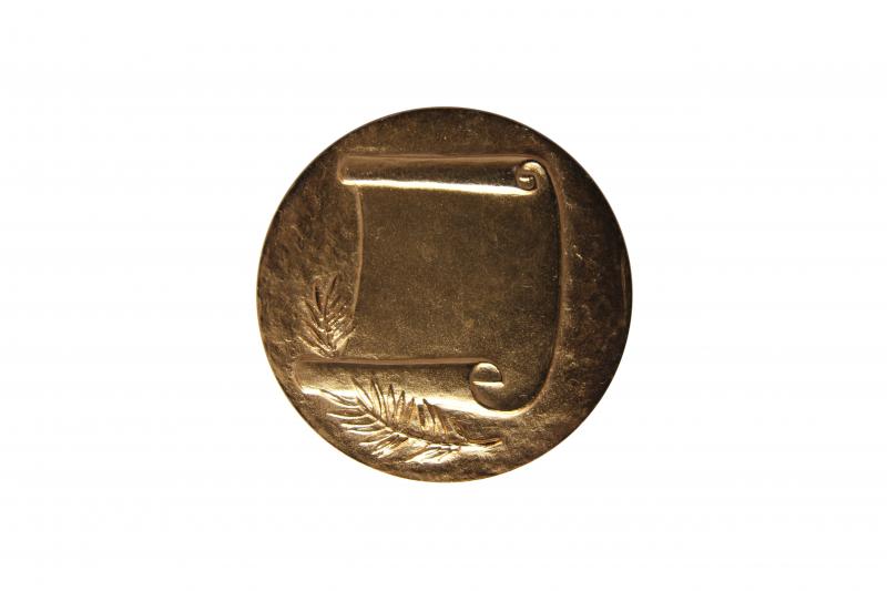 Parchemin Or - Médaille événementielle avec gravure