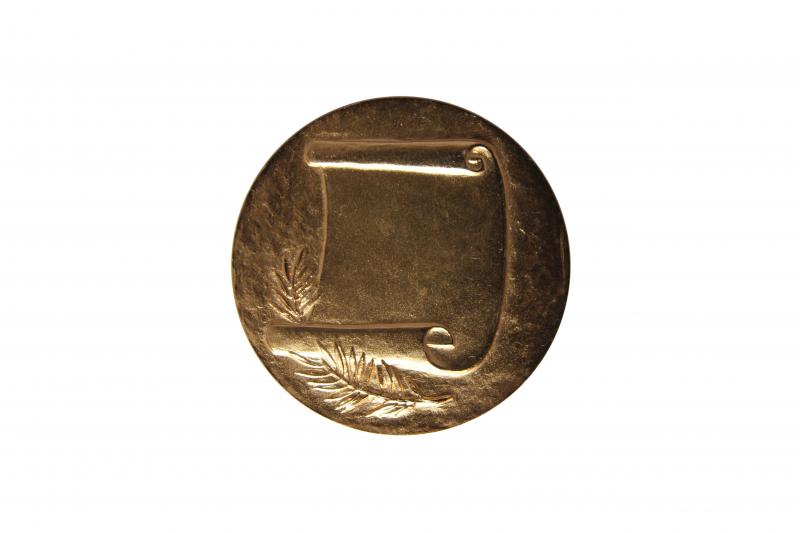 Parchemin Or - Médaille événementielle gravable