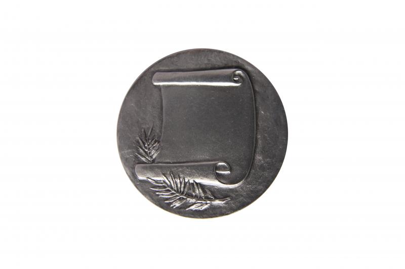 Parchemin Argent - Médaille événementielle avec gravure