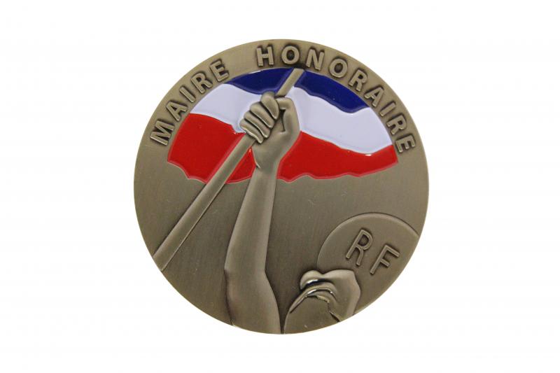 Maire Honoraire - Médaille événementielle avec gravure