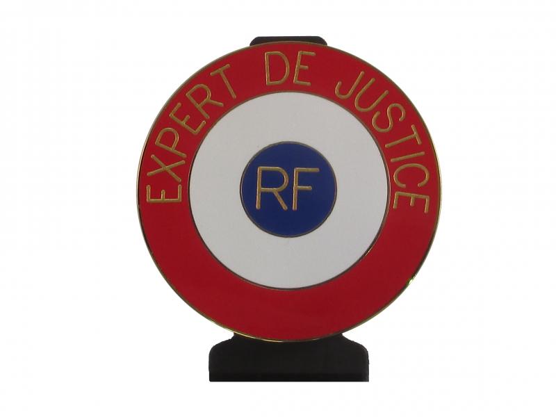 Expert de Justice - Cocarde Métallique