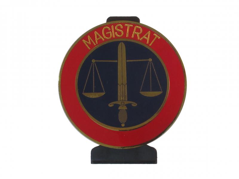 Magistrat - Plaque de Fonction