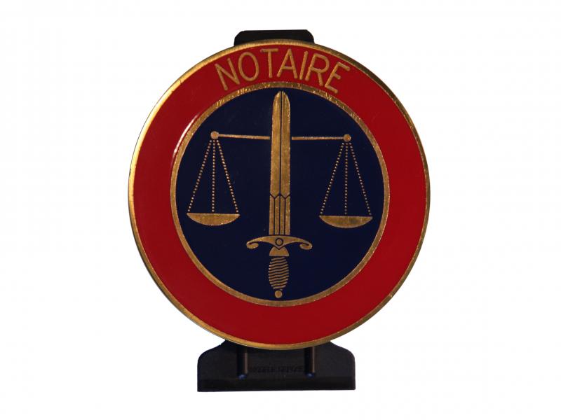 Notaire - Plaque de Fonction