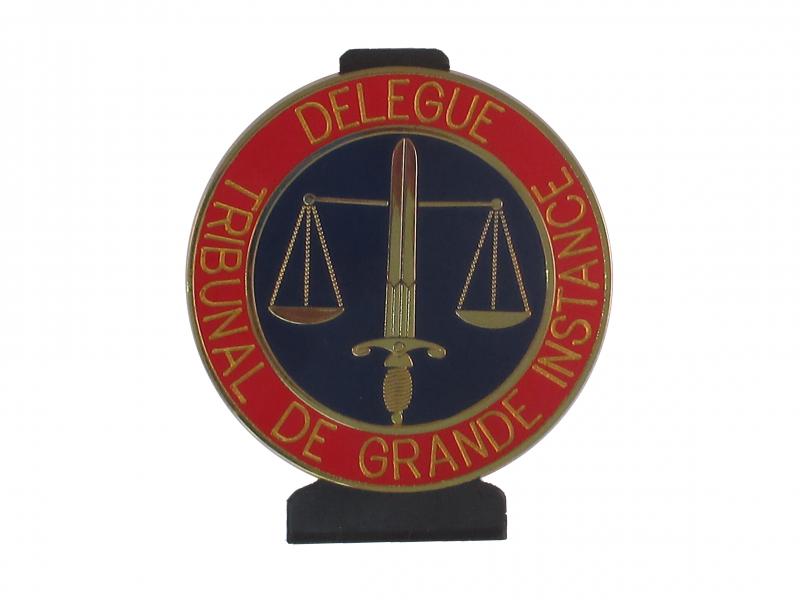 Délégué Tribunal de Grande Instance - Plaque de Fonction