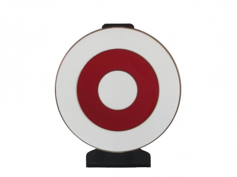 Neutre Blanc Rouge Blanc - Cocarde Métallique