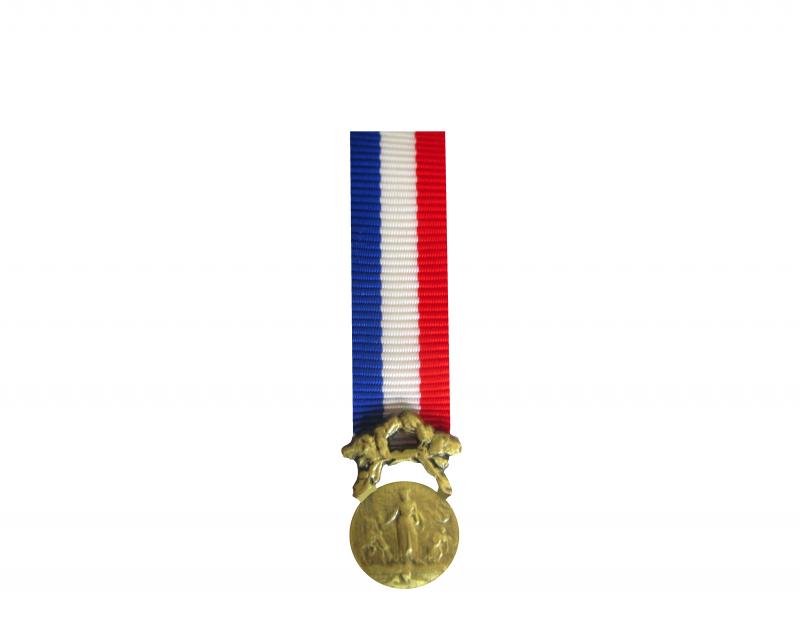 Acte de Courage et de Dévouement Bronze Réduction 