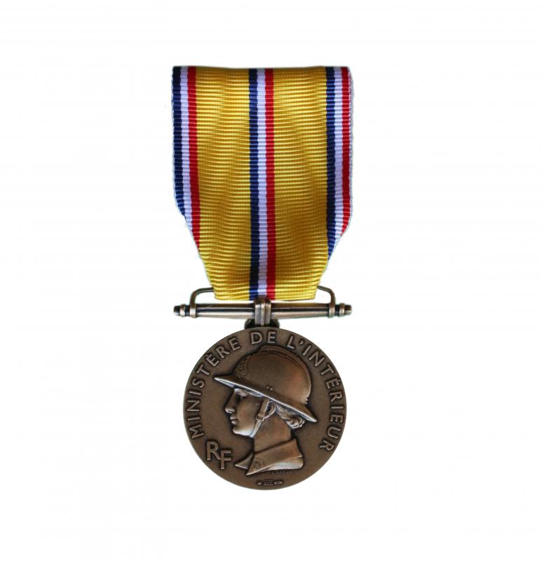 Honneur Sapeurs Pompiers Monnaie de Paris Grade Bronze 10 ans Ordonnance