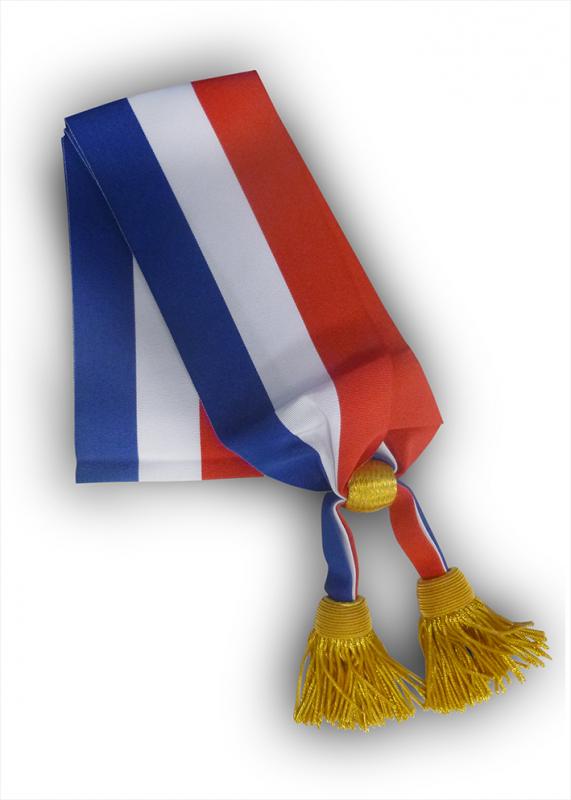 Écharpe Tricolore Maire - Glands Courts modèle 