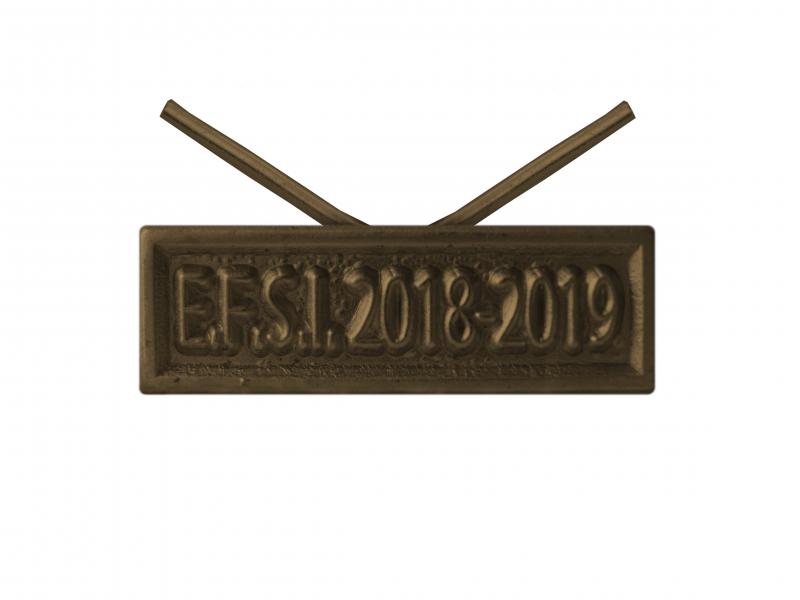 Engagement des Forces de Sécurité Intérieure 2018-2019 Bronze (Agrafe Réduction)