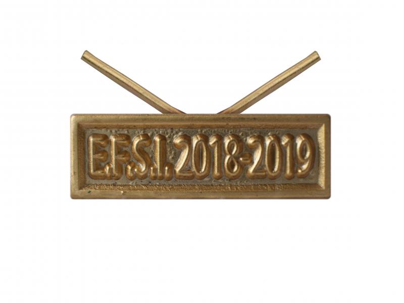Engagement des Forces de Sécurité Intérieure 2018-2019 Or (Agrafe Réduction)