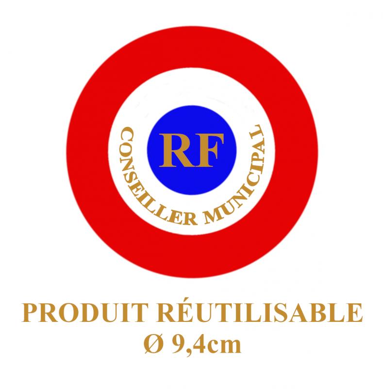 Conseiller municipal - Cocarde électrostatique