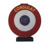 Consulat - Cocarde métallique 