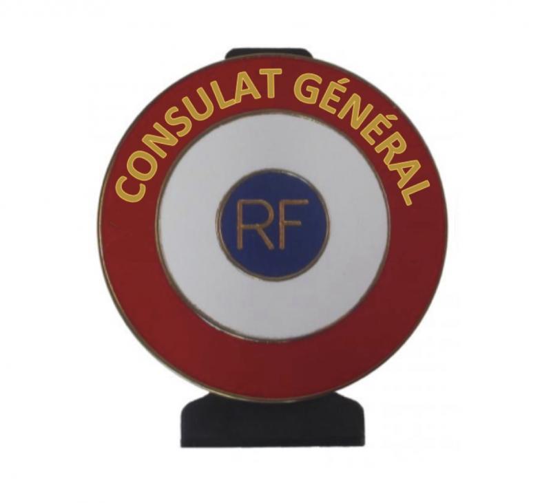 Consulat général - Cocarde métallique 