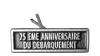75ème Anniversaire du Débarquement Argent (Agrafe réduction)