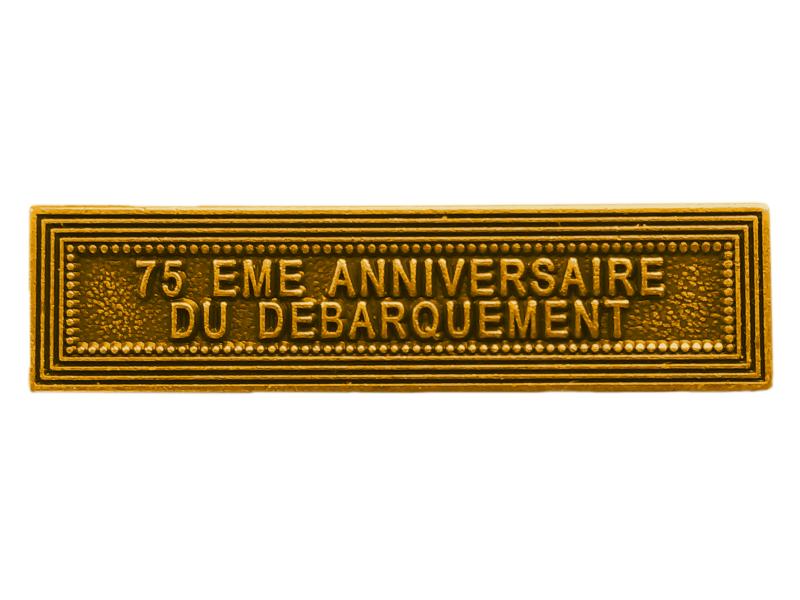75ème Anniversaire du Débarquement Or (Agrafe ordonnance)