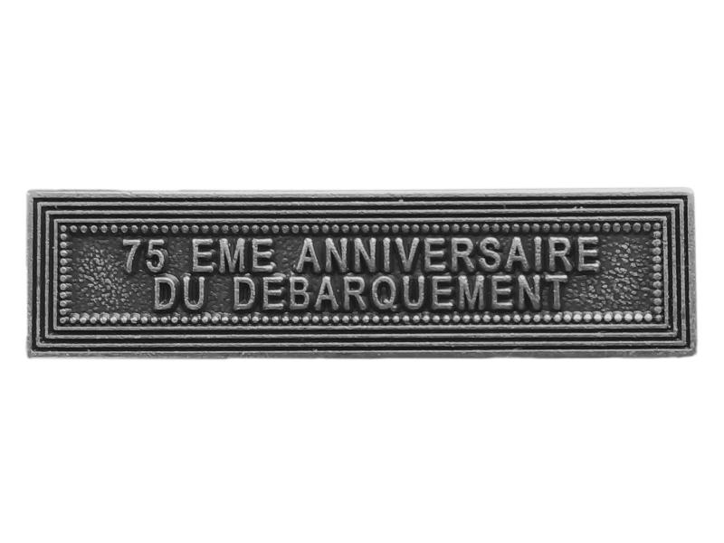 75ème Anniversaire du Débarquement Argent (Agrafe ordonnance)