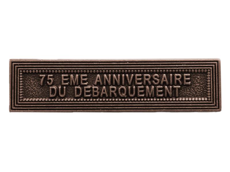 75ème Anniversaire du Débarquement Bronze (Agrafe ordonnance)