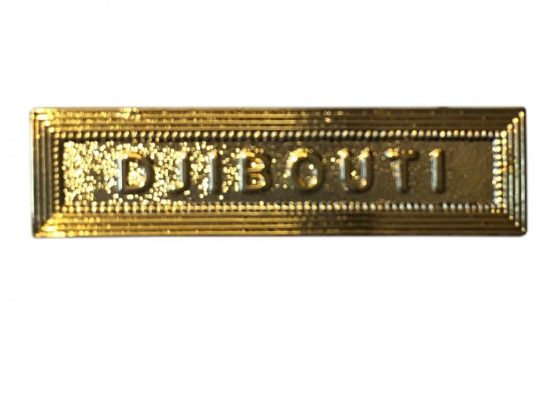 Djibouti or (Agrafe ordonnance)
