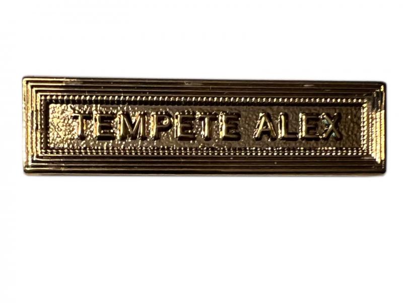 Tempête Alex or (Agrafe ordonnance)