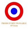 Neutre Bleu Blanc Rouge - Cocarde électrostatique