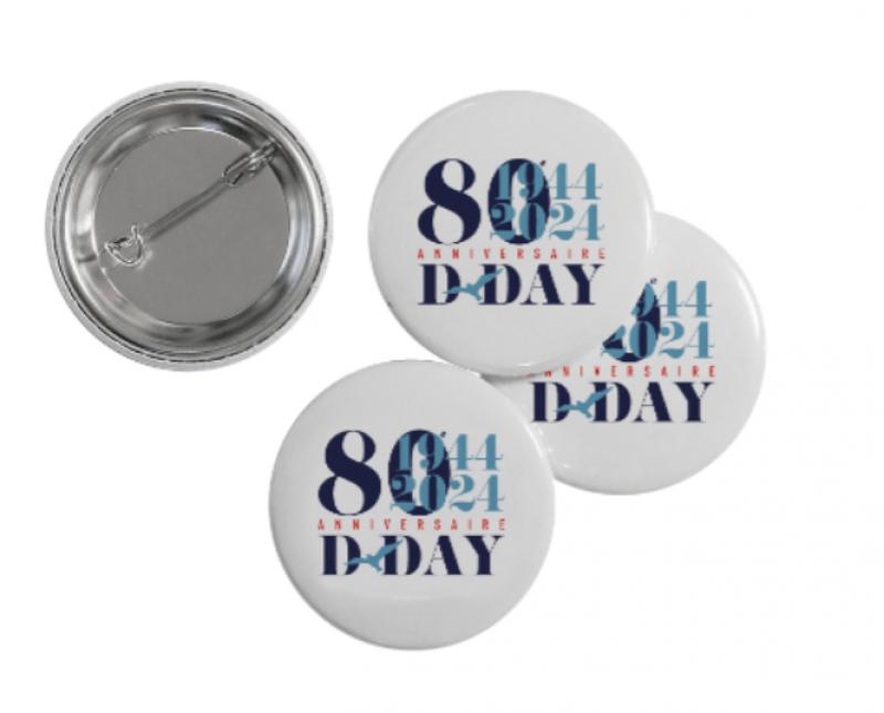 Pin's 80e anniversaire du débarquement