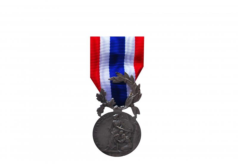 Médaille d Honneur de la Police Classe Argent - 20 ans - Ordonnance