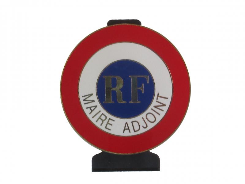 Maire Adjoint - Cocarde métallique 