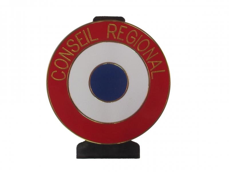 Conseil Régional - Cocarde métallique 