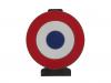 Neutre Bleu Blanc Rouge - Cocarde métallique 