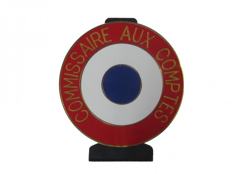 Commissaire aux Comptes - Cocarde métallique 