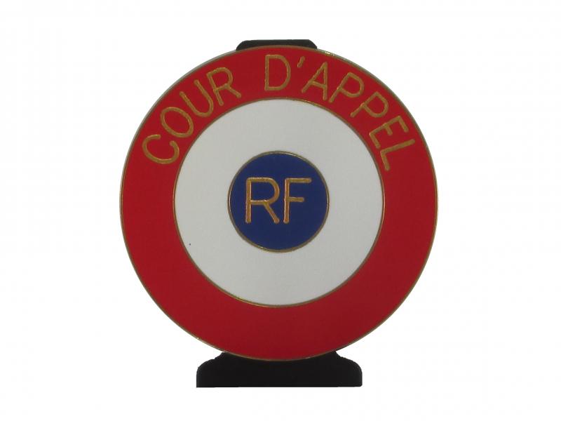 Cour d'Appel - Cocarde métallique 